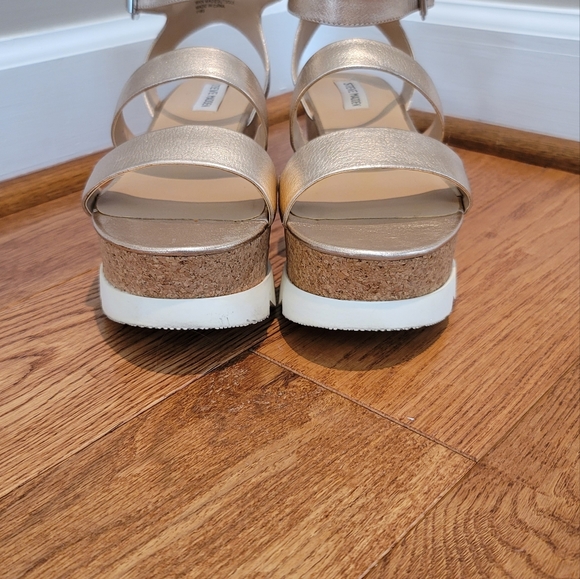 Steve Madden Kirsten Cork Wedge Platform Sandal - Picture 6 of 10
